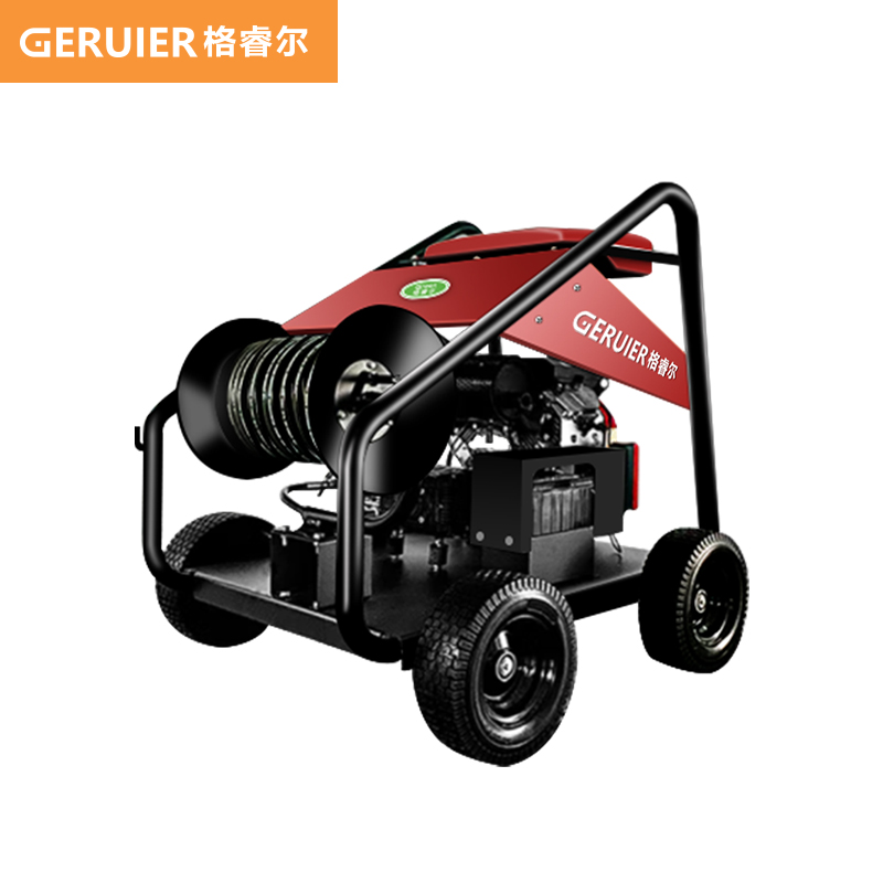 格睿爾（GERUIER）水老鼠管道疏通機市政工程燃油高壓疏通下水道的設(shè)備工業(yè)物業(yè)小區(qū) 200巴41L/min水流量GY20G