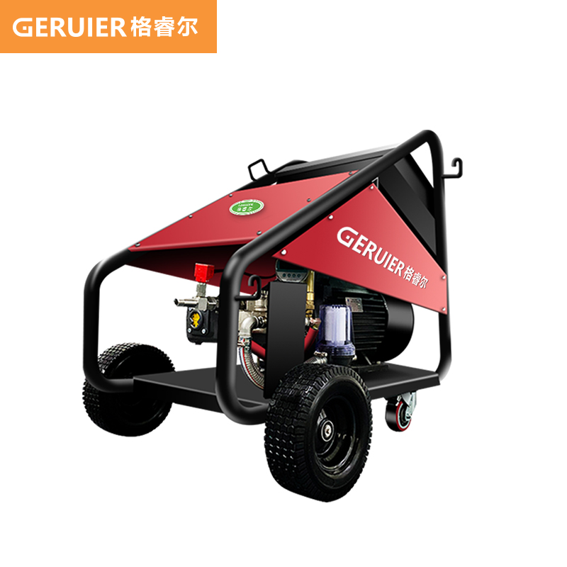 格睿爾（GERUIER）超高壓清洗機電動工業(yè)除漆除銹除垢混凝土拉毛 500公斤大壓力商用化工工程機械翻新GY50D