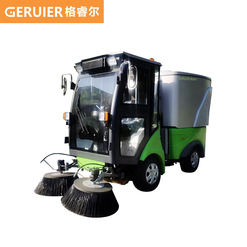 格睿爾（GERUIER）鉸接式直吸掃地車馬路市政環(huán)衛(wèi)用燃油自卸清掃車工業(yè)多功能地面清潔掃路車GRE-S19C