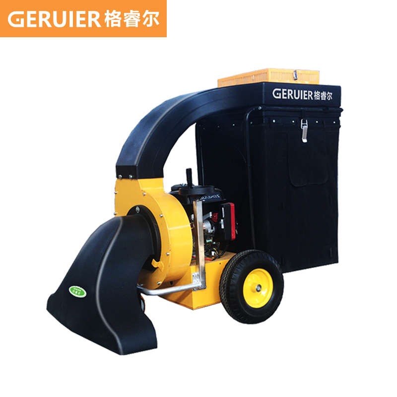 格睿爾（GERUIER）手扶自走式吸葉機園林綠化燃油款樹葉收集器市政環(huán)衛(wèi)落葉清掃機 吸葉機GXY73