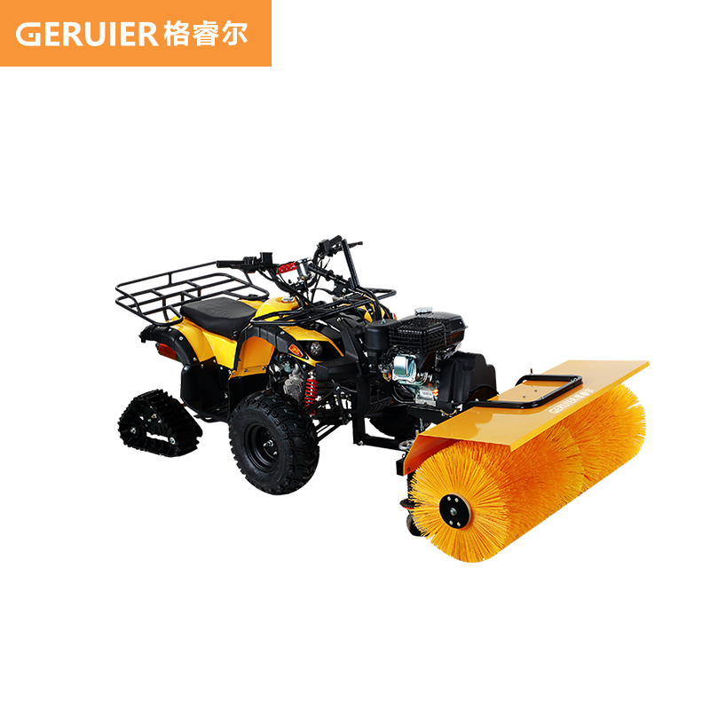 格睿爾（GERUIER）駕駛式燃油掃雪機(jī) 市政環(huán)衛(wèi)除雪機(jī) 物業(yè)小區(qū)街道商用掃雪車戶外清雪機(jī) GQ1000LS 配滾刷